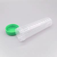 Tubes de centrifugation coniques de 50 ml avec bouchons à vis pour le stockage et la centrifugation d'échantillons de laboratoire