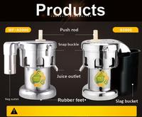 Presse-agrumes électrique portable en acier inoxydable 370W, mini mixeur pour usage domestique et hôtelier, machine à jus de gingembre