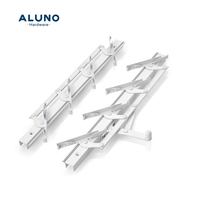 Vente en gros Cadres de persiennes de fenêtre en aluminium de grande taille Cadre de persiennes d'intérieur le plus populaire Support de conception de persiennes à lames en aluminium