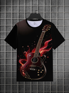 Playable Electronic Rock <strong>Guitar</strong> <strong>T</strong> <strong>Shirt</strong> - Product Image 2
