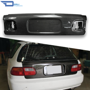 Para HONDA CIVIC EG 1992-1999, Estilo OEM, Fibra de Carbono, Hatchback, Maletero Trasero - Product Image 1