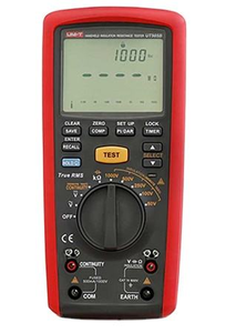 UT505B เครื่องทดสอบความต้านทานฉนวนแบบมือถือ 24V 5kv 200G OHM ทรูอาร์เอ็มเอสเครื่องวัดความต้านทานแบบดิจิตอล - Product Image 1