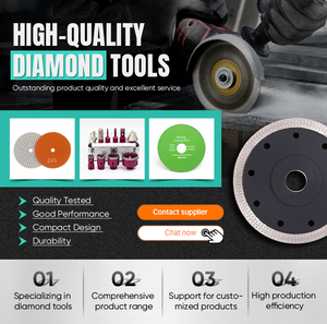 Kit de scie cloche diamantée brasée de haute qualité pour céramique et marbre, avec boîte à outils, pour utilisation à sec ou humide - Product Image 6