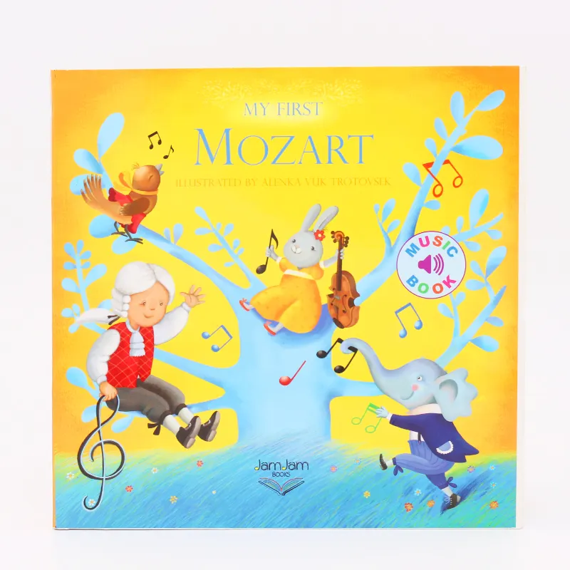 CMYK Buku Suara Print Anak-anak Buku Musik Berbicara Buku untuk Belajar