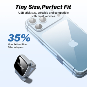 Không Dây Dongle Carplay Adapter Mini Cơ Thể Xe Navigation Dongle Adapter Không Dây Đối Với iPhone Carplay 5.8Ghz <span class=keywords><strong>Wifi</strong></span> Hộp - Product Image 3