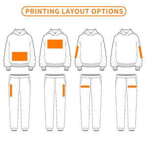 Conjunto Deportivo Personalizado para Hombre, Sudadera con Capucha Corta y Cremallera con Franja Lateral del Fabricante y Pantalones Deportivos Holgados - Product Image 5