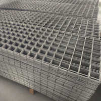 Panneaux de grillage galvanisé robuste de 4 mm, panneaux de grillage soudé galvanisé pour l'agriculture, le jardin et la sécurité