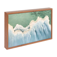 8x12 magnétique adhésif affichage en bois massif cadres photo porte-signe pour Photo affiche enfants oeuvre Document