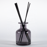 50ml 120ml décoration de la maison verre rechargeable Vintage cosmétique en gros roseau arôme désodorisant Transparent diffuseur bouteille