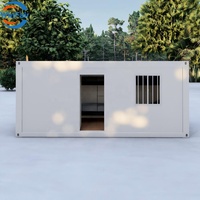 Maison conteneur pliable économique WinFair Tunisie 1 chambre 20 pieds avec toilettes et douche pour dortoir, bureau, camp