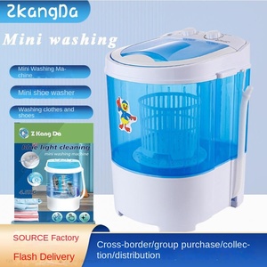 Mini <span class=keywords><strong>Lavadora</strong></span> Portátil para el Hogar, Doble Botón, Color Azul, para Lavar Ropa Interior de Bebé, Calzado y Más - Product Image 3