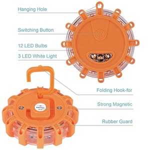 3 6 12 Pack LED Road Flares <span class=keywords><strong>Feux</strong></span> <span class=keywords><strong>de</strong></span> sécurité d'urgence <span class=keywords><strong>Feux</strong></span> clignotants stroboscopiques <span class=keywords><strong>Feux</strong></span> <span class=keywords><strong>de</strong></span> <span class=keywords><strong>signalisation</strong></span> à LED - Product Image 4