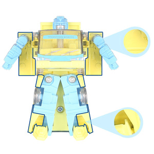 Kinder-Geschenk Druckguss-Minibus Fahrzeug-Transformationsroboter Spielzeugbus Verwandlungsfähiger Legierungs-Schulbus - Product Image 2