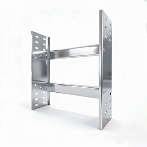 OEM Customized 200*100mm Hot Dipped Galvanized <b>Waterproof</b> <b>Cable</b> Ladder Tray Outdoor Heavy Duty Perforated <b>Cable</b> Ladder - Product Image 3