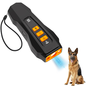 Répulsif Sonic + Laser extérieur professionnel 3 Modes dispositif de contrôle anti-aboiement dissuasif d'aboiement de <span class=keywords><strong>chien</strong></span> à ultrasons en matériau ABS - Product Image 1
