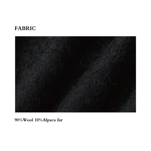 Женское повседневное зимнее пальто ручной работы с мехом альпаки, двусторонний короткий шерстяной тканевый экологически чистый пояс с застежкой на пуговицах - Product Image 3