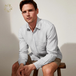 Camicia <span class=keywords><strong>da</strong></span> <span class=keywords><strong>uomo</strong></span> <span class=keywords><strong>in</strong></span> <span class=keywords><strong>lino</strong></span> Casual <span class=keywords><strong>da</strong></span> <span class=keywords><strong>uomo</strong></span> di alta qualità camicie a maniche lunghe Botton camicie <span class=keywords><strong>da</strong></span> <span class=keywords><strong>uomo</strong></span> <span class=keywords><strong>in</strong></span> <span class=keywords><strong>lino</strong></span> 100% personalizzate Camisas - Product Image 5