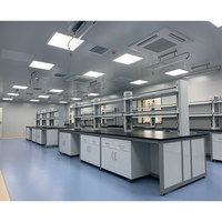 Meilleur prix, table centrale en PP résistante aux acides et aux alcalis, mobilier de laboratoire pour école, université, hôpital, chimie, marque Yunwei