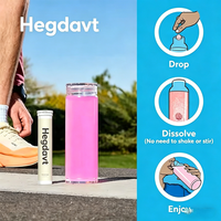 Tabletas Efervescentes de Electrolitos con Sabor a Bayas para Hidratación, Tabletas Veganas Comestibles para Deportistas, Entrega Rápida