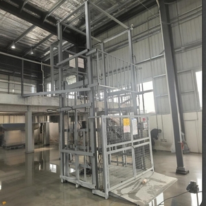 Ce tùy chỉnh nhà máy hàng hóa thang máy hướng dẫn đường sắt đôi theo dõi kho thủy lực nâng nền tảng hàng hóa thang máy - Product Image 2