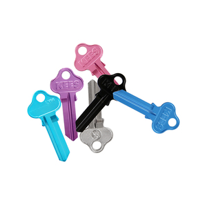 Lot de 50 clés vierges en alliage de titane mélangé, modèles LW4 et LW5, pour clés résidentielles, colorées, pour usage quotidien, emballées sous film mousse. - Product Image 3