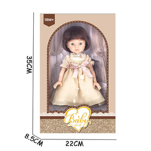 QS Wholesale Children Gift Toy 12 16-Inch Pond Girl Vinyl Pvc Baby Standing Doll Dress up Toy for Kids Preschool Pretend Play - Product Image 2