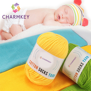 Groothandel Zachte Gehaakte Acryl 3-draads Melk Katoenen Garen DIY Babygaren voor Kinderen Handgebreid breigaren - Product Image 5