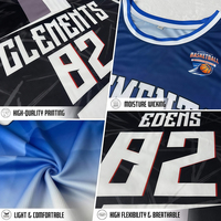Uniforme de Baloncesto Sublimado Personalizado, 100% Poliéster, Malla Transpirable, Tallas Grandes, Ropa Deportiva Unisex para Clubes y Entrenamiento