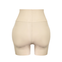 Taille haute bout à bout Shorts femmes fesses sans couture plat Abdomen culotte avec coussin Shapewear Lingerie
