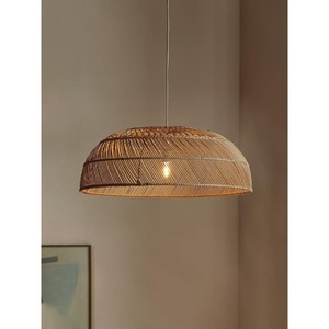 โคมไฟหวายทำมือสไตล์เอเชียตะวันออกเฉียงใต้ ทรงกลม ขั้วหลอด E27 สำหรับห้องรับประทานอาหาร ห้องน้ำชาแบบเซน ร้านอาหาร โรงแรม ตกแต่ง - Product Image 5