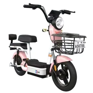 Üst çin E bisiklet motoru 36v 350w elektrikli bisiklet ucuz 2024 elektrikli bisikletler yetişkinler için