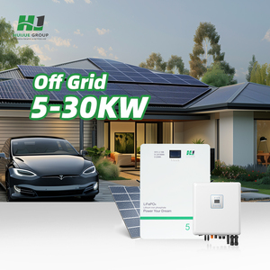 Système d'énergie solaire hors réseau pour la maison 10KW 8KW 5KW 3KW, silicium monocristallin, contrôleur MPPT, batterie lithium-ion - Product Image 2