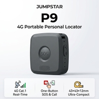Dispositif de positionnement personnel portable P9 4G GPS Tracker avec alarme homme vers le bas pour enfants âgés animaux de compagnie Module GPS SOS d'urgence