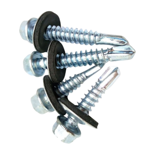 สกรูยึดหลังคาพร้อมแหวนยาง สกรูหัวหกเหลี่ยม สกรูเจาะยึดตัวเอง - Product Image 3