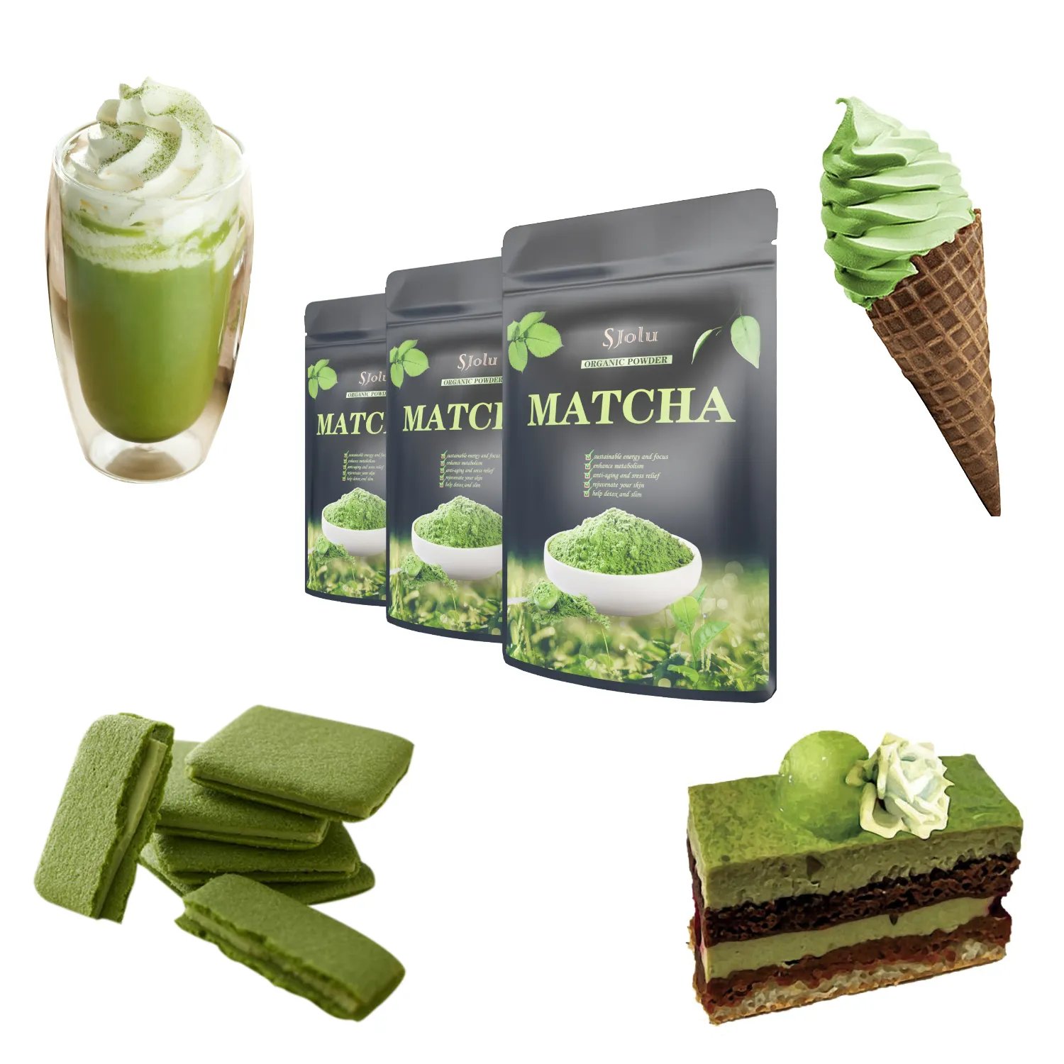 Private Label Premium Japanse Biologische Ceremoniële Grade Matcha Groene Thee Poeder