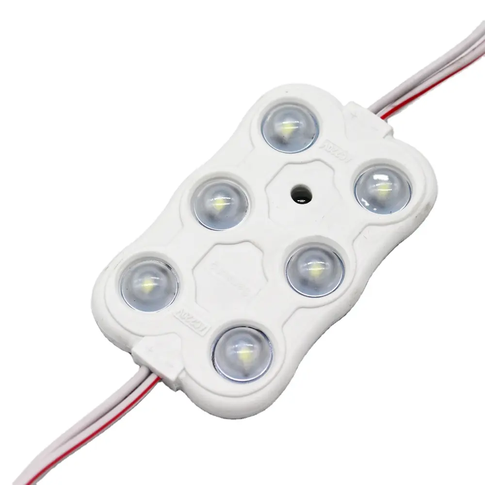 2835 방수 렌즈 AC110V 220V 전압 고성능 LED 단위는 가벼운 상자 표시 낱말을 위한 힘에 직접 연결될 수 있습니다