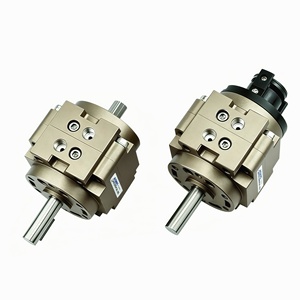 Actuador Rotatorio de Paletas Serie CRB1BW de Aleación de Aluminio, Cilindro Neumático de Doble Eje, 90 ° /180 ° /<span class=keywords><strong>270</strong></span> °   Ángulo de giro - Product Image 1