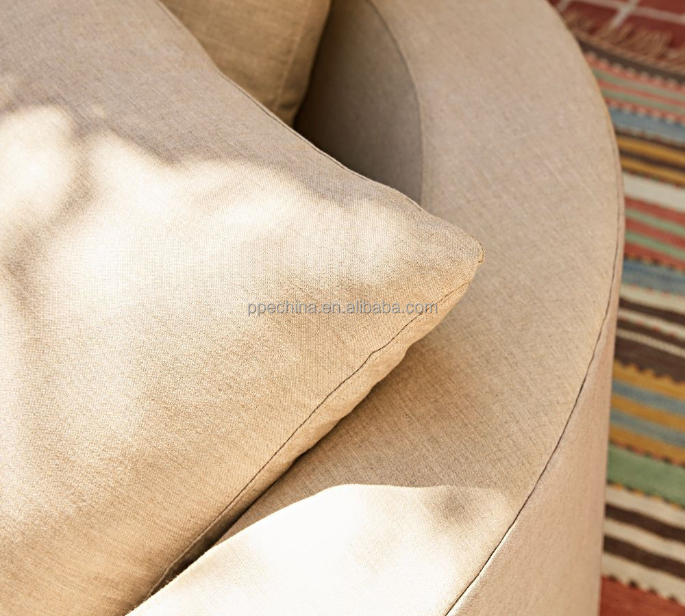 Hot Sale Round Shape Fabric Sofa bed Outdoor Sun Lounger garden Furniture Modern sunbed outdoor sofa