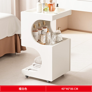 Specialized Beauty Salon Cart with Movable Storage Shelves for Skin Management Care Equipment Cosmetics and Hand-held <b>Tools</b> - Product Image 2