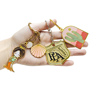 Manufacturers <b>Cheap</b> Personalized Custom Enamel Keyrings Letters Dye Black Company Brand logo Metal Key <b>Chains</b> Keychain - Product Image 2