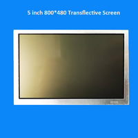Layar LCD pelindung sinar matahari dapat dibaca, perangkat genggam industri dan DSI ke Raspberry Pi 5 inci 800*480