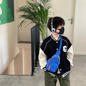 Borsa pettorale per bambini borsa a tracolla coreana da ragazzo <span class=keywords><strong>portafoglio</strong></span> portamonete in uscita per neonato marsupio da ragazza accessori moda zaino - Product Image 2