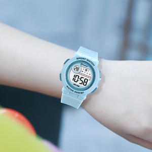 <span class=keywords><strong>Reloj</strong></span> Digital LED para Niños, 29.5G, Ligero, Batería de 2 Años, <span class=keywords><strong>7</strong></span> Colores, Alarma, Relojes para Niñas y Niños, Relojes Digitales al por Mayor - Product Image 4