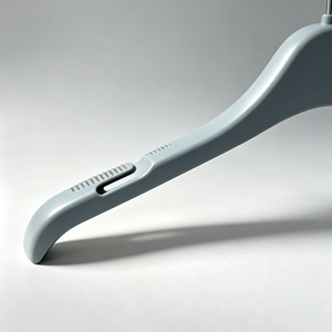 SH41LN-41cm(SH47LN-47cm) Cintre antidérapant en plastique <span class=keywords><strong>double</strong></span> couche pour le rangement des vêtements, moderne et simple, fabriqué à Taizhou - Product Image 3