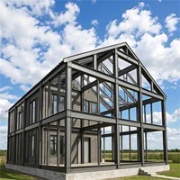 Villa préfabriquée en acier léger à connexion par boulons, maison résidentielle indépendante, construction simple sans équipement complexe nécessaire