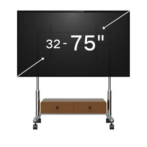 Meubles de salon Support de télévision en bois simple avec <span class=keywords><strong>meuble</strong></span> de rangement Chariot de télévision moderne pour 32 à 75 pouces - Product Image 6