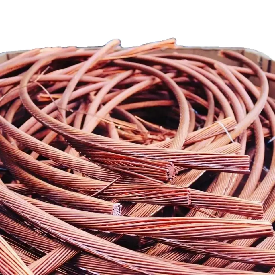 Hot Sale Source Silvered Copper Wire Scrap 99.9%/ Pure High Purity Mill berry Uk 99.99% Scrap Burnt Copper Wire