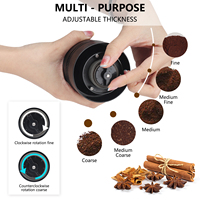 Portable USB Rechargeable Mini broyeur de grains de café électrique sans fil petit moulin à expresso pour bureau à domicile voiture voyage Camping