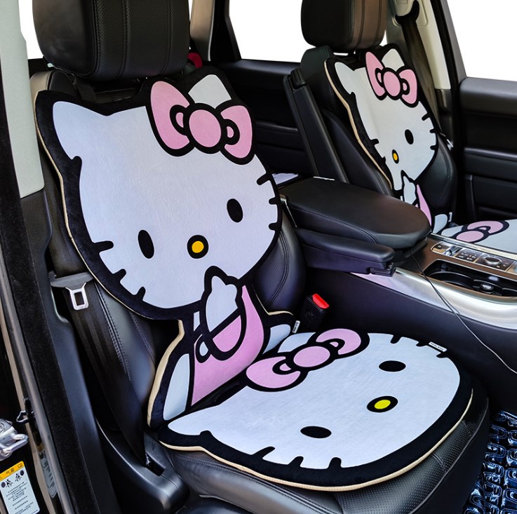 Таможня напечатала передний защитный чехол для сиденья машины Универсальный подушки сиденья автомобиля чехлы для автомобильных сидений из короткого плюша; Сиденья