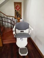 Mini-ascenseur électrique automatique incurvé de bonne qualité pour la maison, pour personnes à mobilité réduite, avec fonction d'urgence